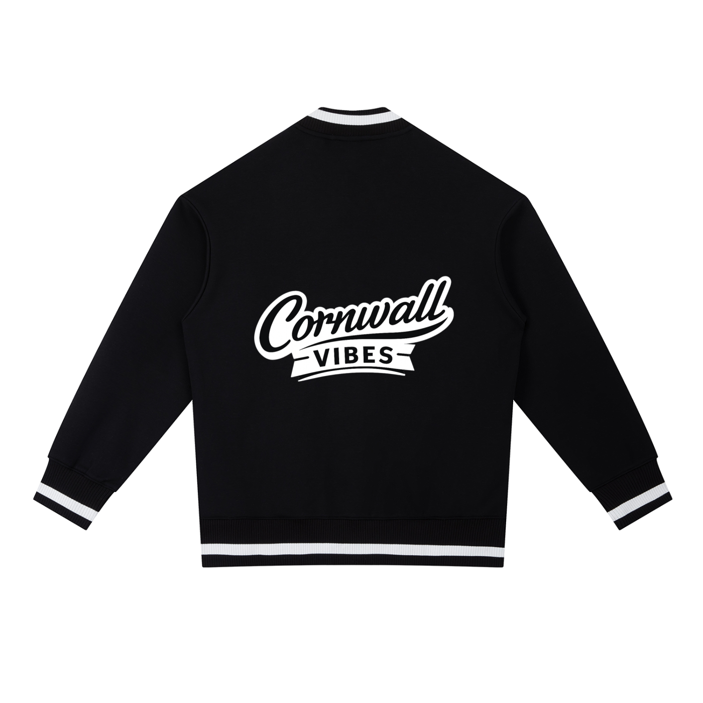 Contrast Piping Zip Bomber Jacket