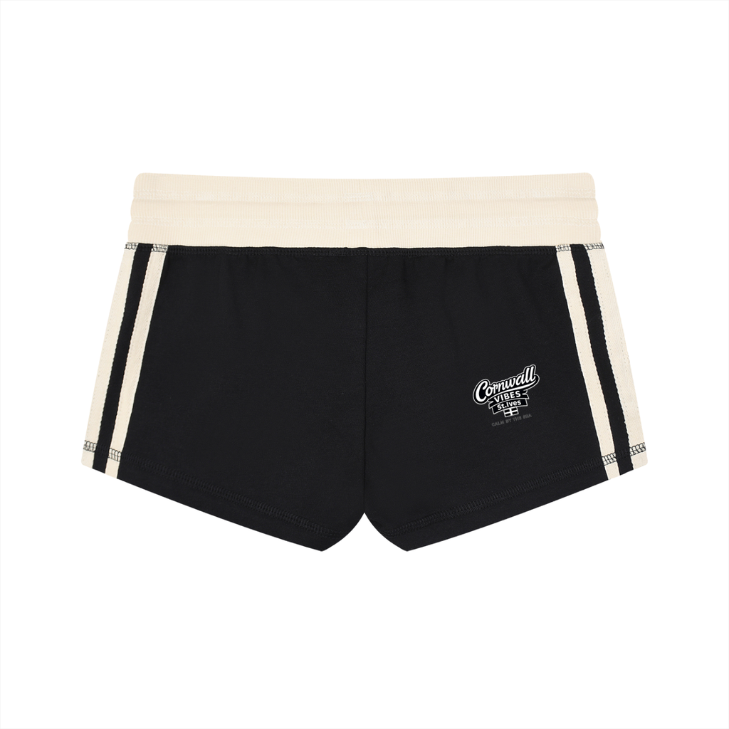 Women's Contrast Stripe Track Shorts