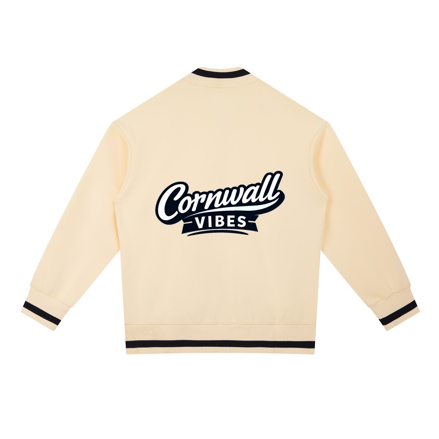 Contrast Piping Zip Bomber Jacket